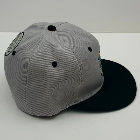 NHL Anaheim Mighty Ducks Snapback Cap Hat by Sixth Man Promotions Gray - NWoT - Picture 2 of 6